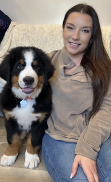 Logo for LK Bernedoodles & Berners